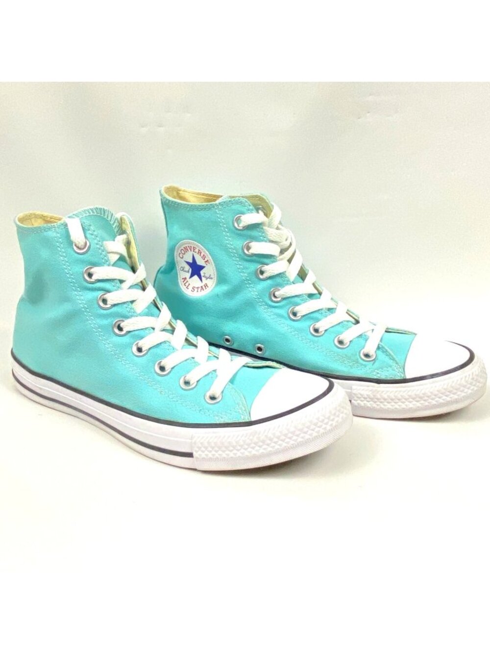 Converse Sneakers Chuck Taylor All Star Hi Womens 8.5 Mens 6.5 Aqua Blue 157609F